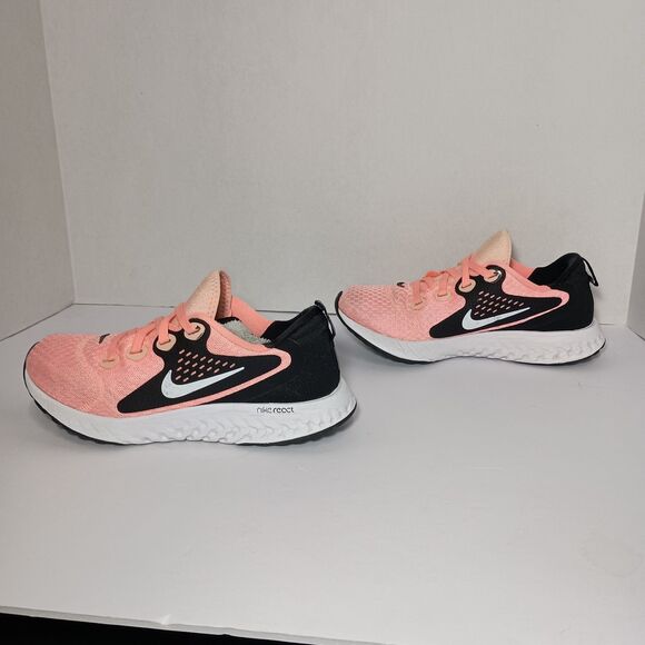 Nike Womens Legend React AA1626-601 Pink Black Running Shoes Sneakers Size 6.5 - Picture 3 of 16